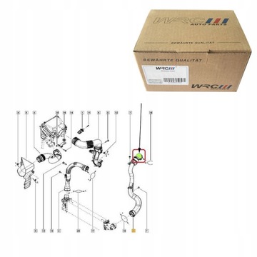 фото thumb №13, Шланг труба шланг турбіни vivaro trafic 1.6 cdti