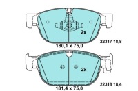 фото thumb №1, Ate тормозные колодки тормозные керамические перед volvo s60 iii s90 ii v60 ii v90