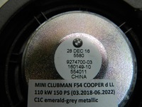 фото thumb №3, Mini clubman f54 динамик дверь левый задняя 9274700