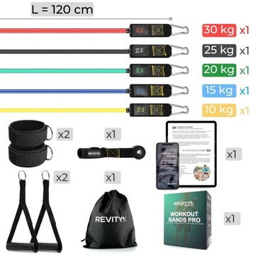 ЭНЕРГЕТИКИ ДЛЯ УПРАЖНЕНИЙ WORKOUT BANDS PRO SET ДО 100 КГ ВЫСОКОГО КАЧЕСТВА