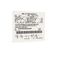 Купити Ford америка табличка наклейка ідентифікаційна запасна vin, фото thumb