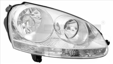 фото thumb №2, Фара pr vw golf v 03- h7/h7 срібний tyc