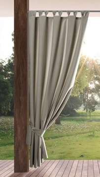 Водонепроницаемая садовая занавеска Terrace 155 x 240 Dark Beige на RZ Brace