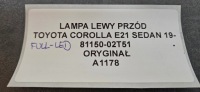 фото thumb №10, Лампа левый перед toyota corolla e21 sedan 19- full led оригинал 81150-02t51