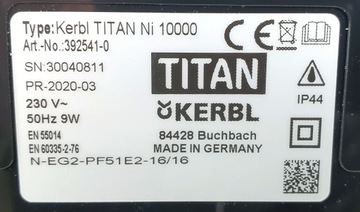 PASTUCH ELECTRIC ЭЛЕКТРИЦИЗЕР 230В KERBL TITAN Ni 10000 10 июля