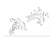 фото thumb №1, Крыло перед правый левый mercedes cla c117
