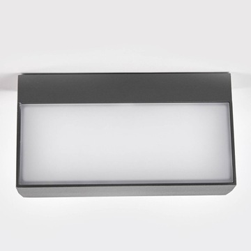 Lucande Lissi IP54, алюминий/серый/цинк