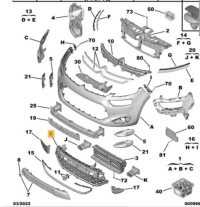Капот крило бампер передній хром блиск 6xpdc citroen c4 picasso 2 13- Недорого, фото thumb