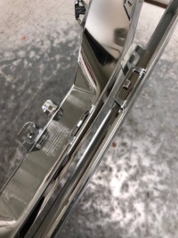 Диффузор хром бампера задний  mercedes w214 amg a2148853401 Цена, фото thumb