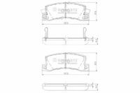 фото thumb №1, Nipparts гальмівні колодки гальмівні lexus es f1 f2 250 nip