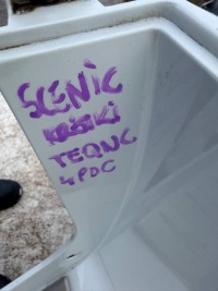 фото thumb №12, Scenic iv короткий бампер задня задній білий teqnc qnc 4 pdc перламутр