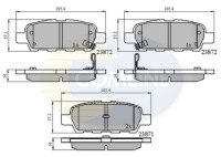 фото thumb №1, Гальмівні колодки гальмівні comline odp.gdb3294 infiniti ex