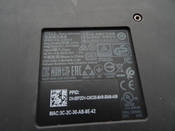ДОК-СТАНЦИЯ DELL WD15 K17A USB 3.0