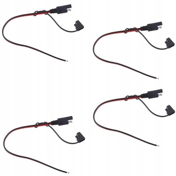 4 упаковки зарядных устройств премиум-класса 18AWG SAE