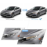 фото thumb №14, Фара лампа kpl vland full led neon тюнінг honda civic x 10 2016-2021