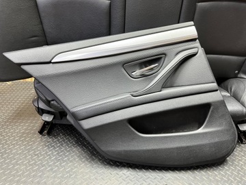 фото thumb №9, Bmw f10 комплект сиденья подогрев uk диван обшивки кожа чёрная м-пакет