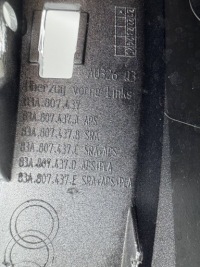 Бампер передній audi q3 s-line sprysk 4xpdc lz7g 83a807437 Зі Шроту, фото thumb