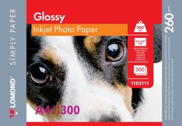 ГЛЯНЦЕВАЯ ФОТОБУМАГА А4 260г 300шт