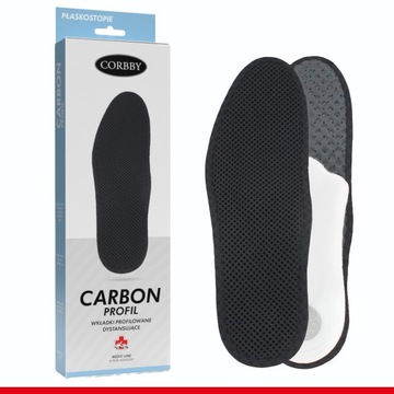 Стельки для обуви профилированные ортопедические с активным CARBON PROFIL размер 41