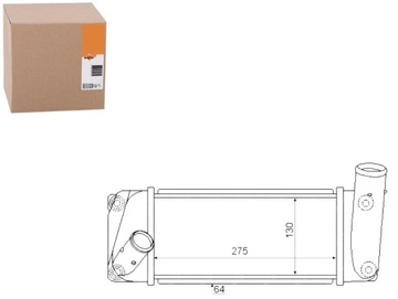 фото thumb №1, Інтеркулер toyota auris corolla 1.4d 10.06-12.18