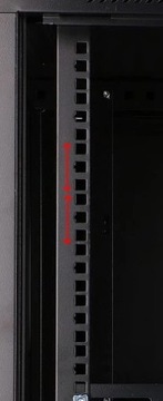 Стеллаж 19 12U 600х600 ПОДВЕСНОЙ ЧЕРНЫЙ
