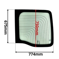 фото thumb №1, Скло права задня задня w двері nissan interstar 02- 0579