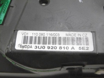 фото thumb №10, Superb i 3u4 спидометр приборы 1,9tdi 3u0920810a