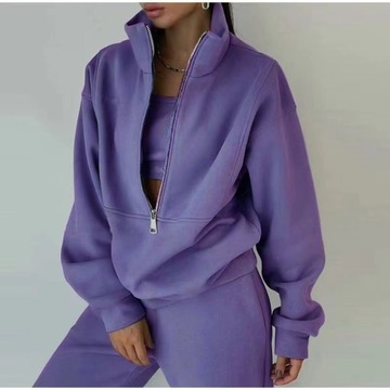 Женские спортивные костюмы без капюшона, бесцветные, размер XL.