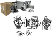 фото thumb №1, Компрессор кондиционера toyota avensis corolla vers