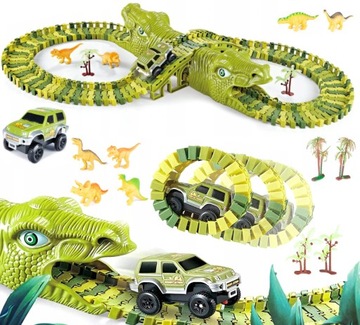 БОЛЬШОЙ автомобильный трек Парк динозавров Dinosaurs XXL