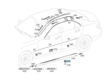 ОРИГИНАЛЬНАЯ КРЫШКА РАМКИ 20 ММ MERCEDES