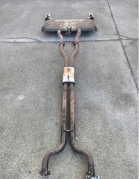 фото thumb №5, Jaguar xk ii x150 4.2 вихлоп труба гасник задній + середній наконечник вихлоп