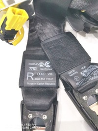 фото thumb №7, Audi a6 c7 a7 c7 передні ремені безпеки 4g8880741 заводський нове