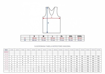 Tank top męski Bodybuilding czarno czerwony XXL