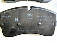 фото thumb №2, Тормозные колодки тормозные передние jaguar f-pace e-pace nowe оригинальный номер