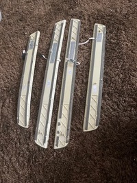 фото thumb №3, Накладки декоративные пороговые led mercedes w222 long