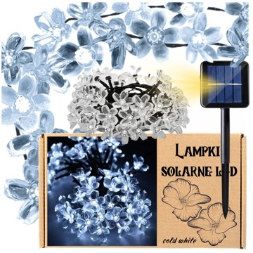 Солнечные лампы Gardage Girlanda for Terrany Ballon Flowers 50ly Cold White