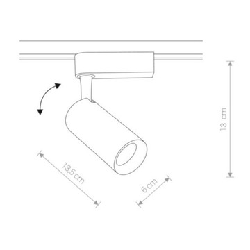 Reflektor do szynoprzewodu PROFILE IRIS LED 20W