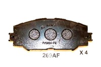 фото thumb №1, Ashika гальмівні колодки гальмівні subaru trezia 1.4 d