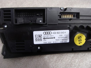 фото thumb №6, Панель кондиціонера audi a6 c7 оригінальний номер 4g0820043h