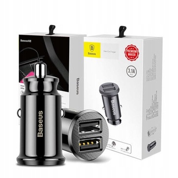 Автомобильное зарядное устройство Baseus 2x USB 5 В - 3,1 А