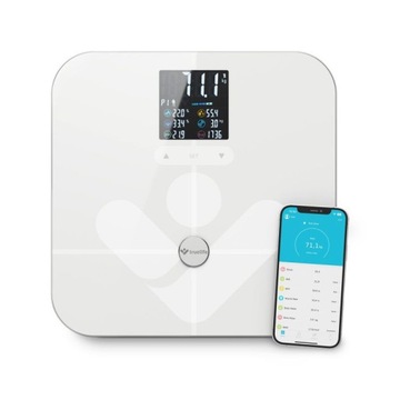 Аналитические весы для ванной комнаты TrueLife Fitscale W7 BT (белые)