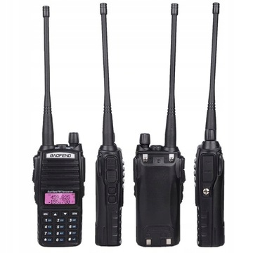 2 рации Baofeng UV-82 HTQ мощностью 8 Вт
