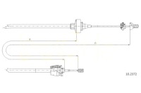 фото thumb №4, Трос cięgło зчеплення 10.2372 cofle renault twingo 98-