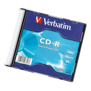 CD-R 700MB 52X VERBATIM SLIM