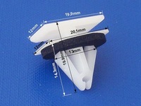 фото thumb №2, 10x opel crossland x mokka karl citroen c3 aircross клипсы порога планки