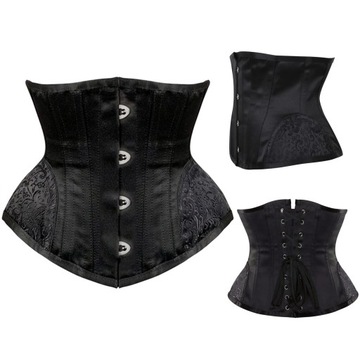UNDERBUST черный корсет-пояс для похудения