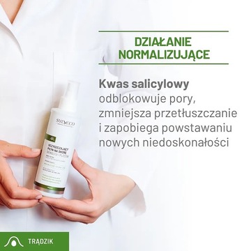 SYLVECO DERMO Oczyszczający Płyn na Skórę Dekoltu i Pleców na Trądzik 200ml