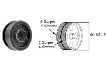 фото thumb №2, Sasic 9001808 колесо ременное, wał коленчатый