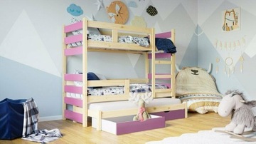 Двухъярусная кровать МИА на 3 человека + матрасы БЕСПЛАТНО